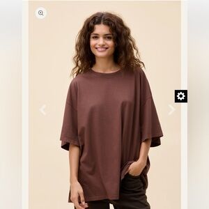 Daydreamer OS tees in Vintage Brown & Blue Quartz